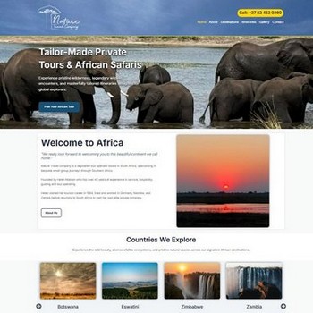 Nature Travel Website